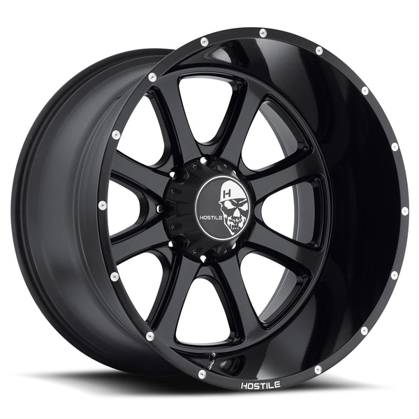 Hostile Offroad Wheels Exile 22x10 8x170 15 Offset 125.2 Hub Asphalt Finish