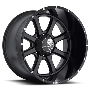 Hostile Offroad Wheels Exile 20x10 6X135 -19 Offset 87 Hub Asphalt Finish