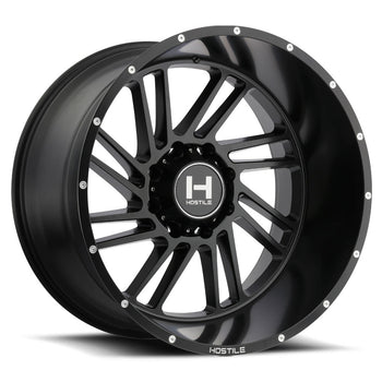 Hostile Offroad Wheels Stryker 22x12 6x139.7 -44 Offset 106.1 Hub Asphalt Finish