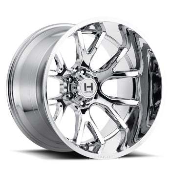 Hostile Offroad Wheels Rage 22x14 8x170 -76 Offset 125 Hub Armor Plated Finish