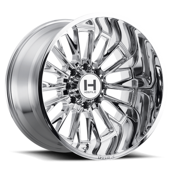 Hostile Offroad Wheels Fury 22x12 6x135 -44 Offset 87 Hub Armor Plated Finish
