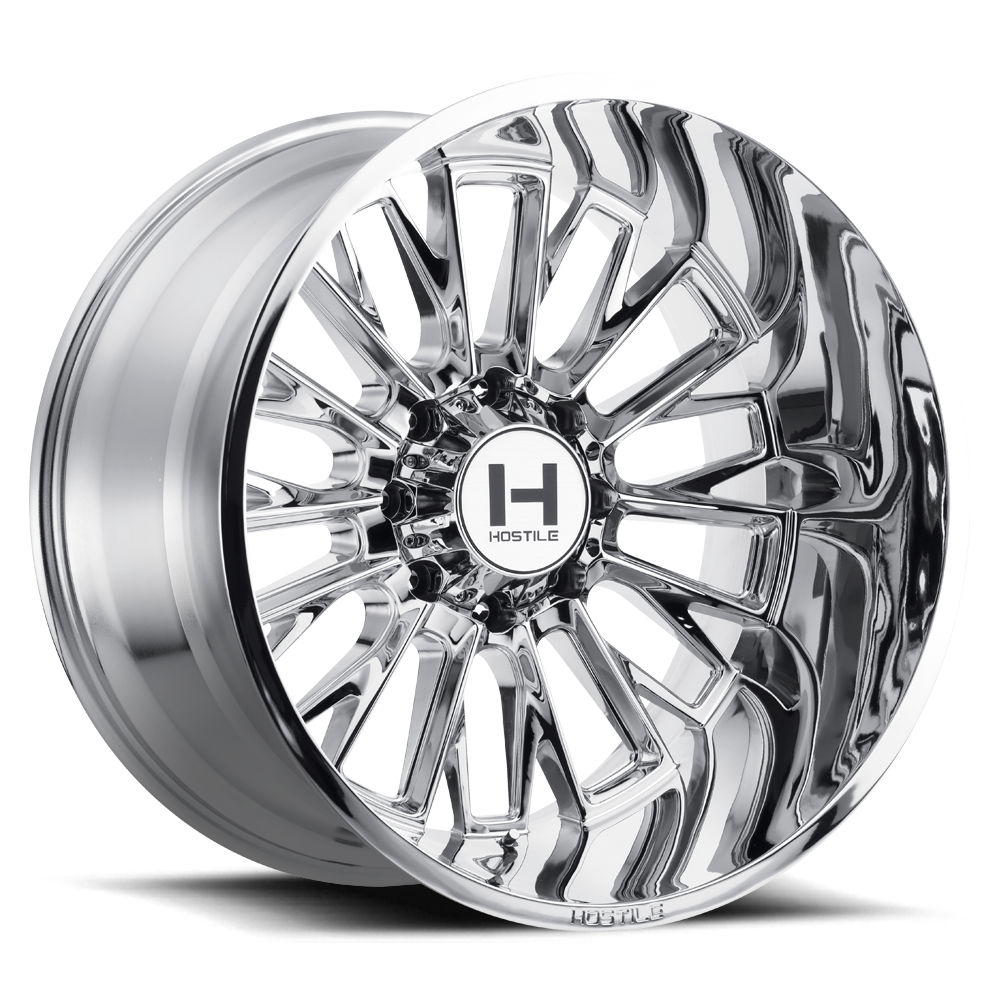 Hostile Offroad Wheels Fury 20x10 5x150 -19 Offset 110 Hub Armor Plated Finish