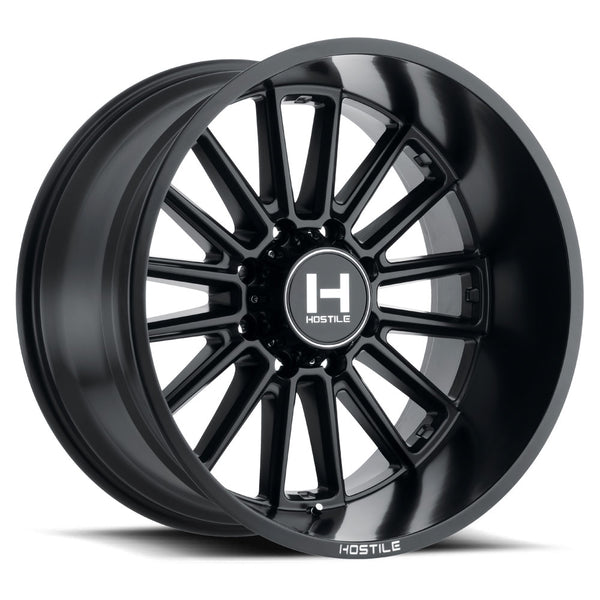 Hostile Offroad Wheels Predator 20x9 8x165.1 12 Offset 125.2 Hub Asphalt Finish
