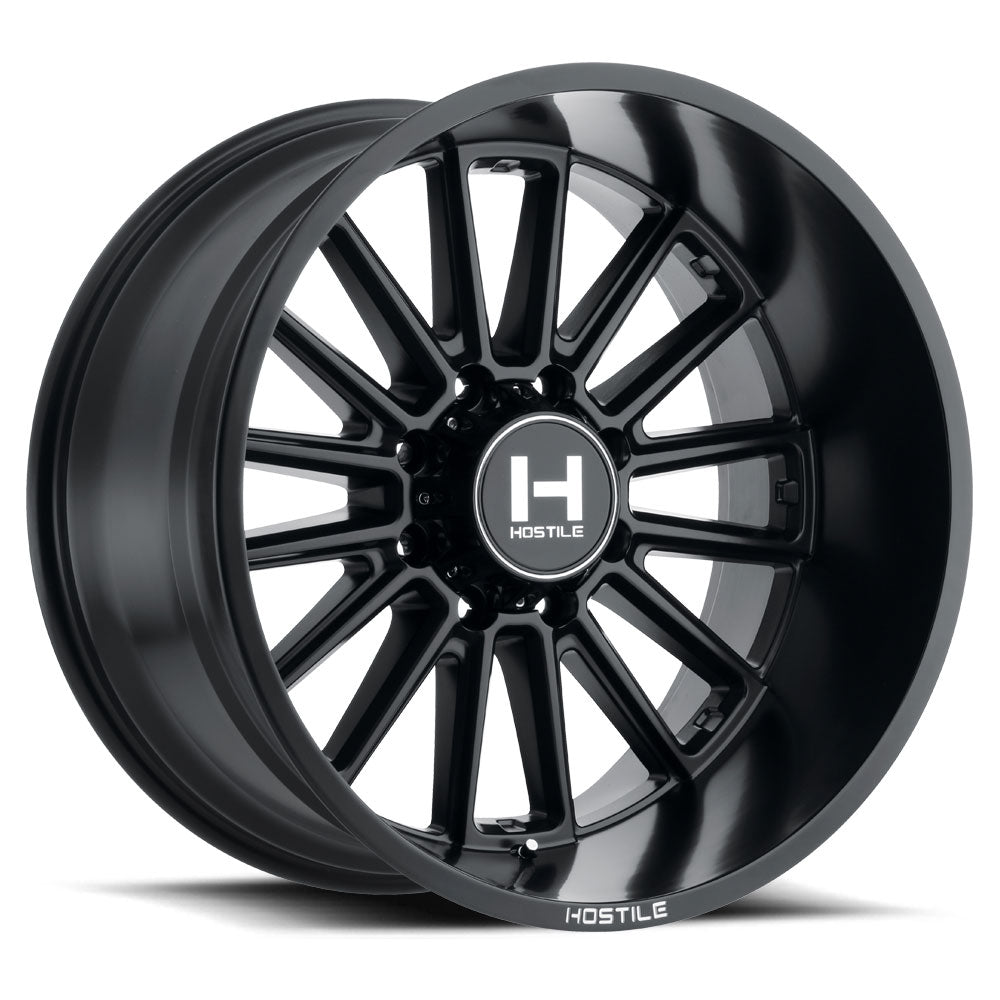 Hostile Offroad Wheels Predator 20x12 5x127 -44 Offset 78.1 Hub Asphalt Finish