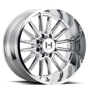 Hostile Offroad Wheels Predator 22x12 8x180 -44 Offset 125 Hub Armor Plated Finish