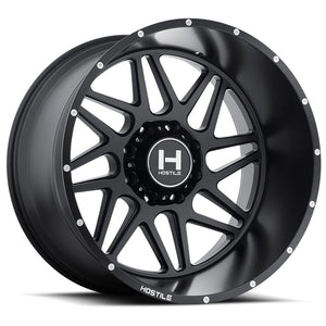 Hostile Offroad Wheels Sprocket 22x10 6x139.7 -25 Offset 106.1 Hub Asphalt Finish