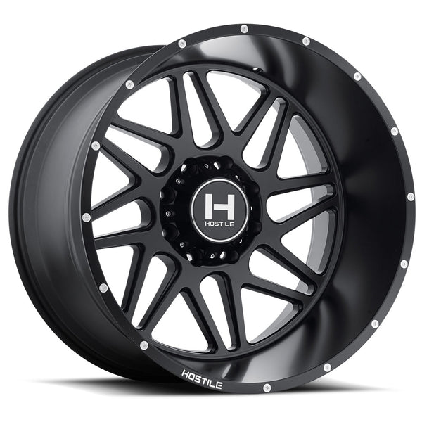 Hostile Offroad Wheels Sprocket 20x9 8x180 0 Offset 125.2 Hub Asphalt Finish