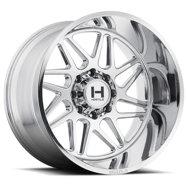 Hostile Offroad Wheels Sprocket 22x10 6x139.7 -25 Offset 106.1 Hub Armor Plated Finish