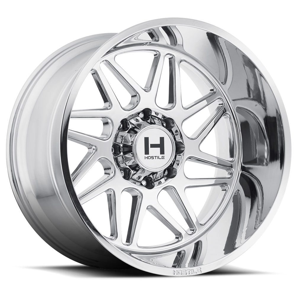 Hostile Offroad Wheels Sprocket 20x9 8x180 0 Offset 125.2 Hub Armor Plated Finish