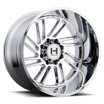 Hostile Offroad Wheels Stryker 22x12 8x170 -44 Offset 125.2 Hub Armor Plated Finish