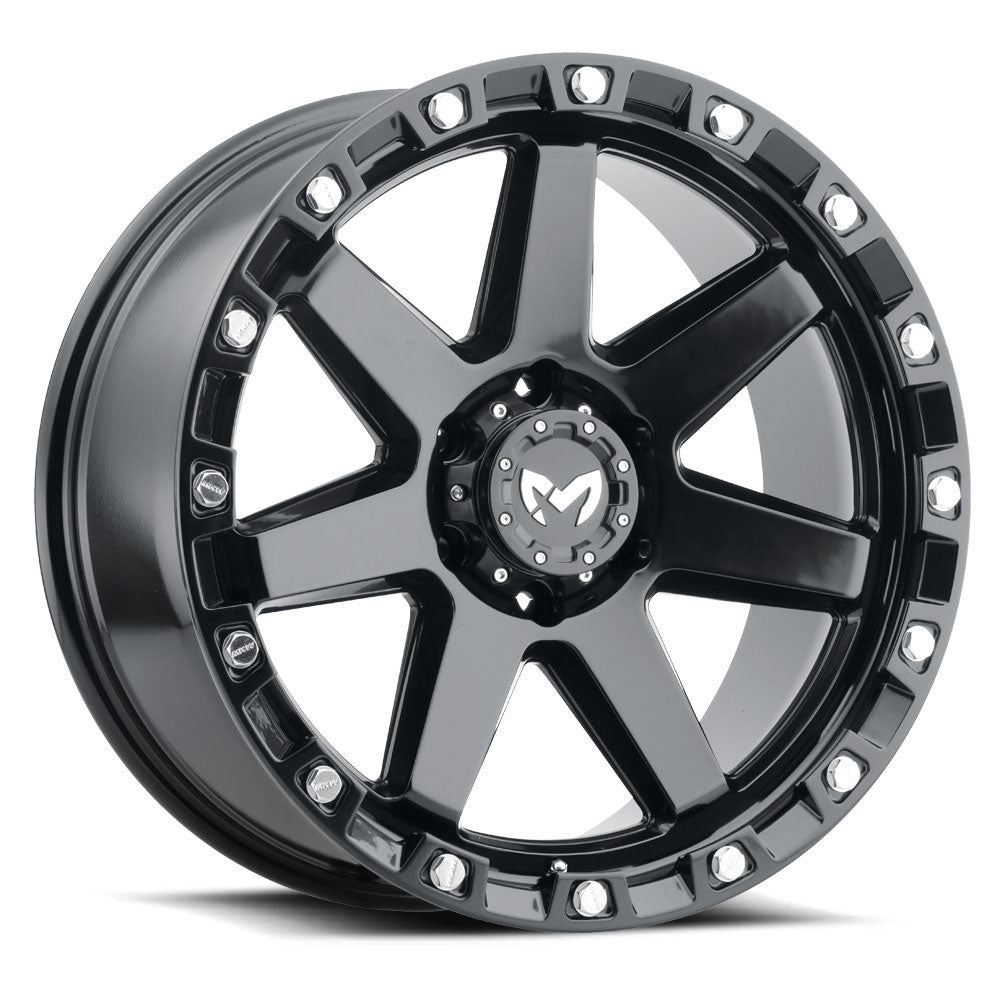 20x9 MKW Offroad Wheels M203 5x150 1et 110 Hub Satin Black