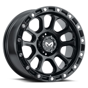 20x9 MKW Offroad Wheels M204 6x135 12et 87 Hub Satin Black