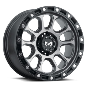 18x9 MKW Offroad Wheels M204 6x139.7 -12et 106.1 Hub Matte Grey