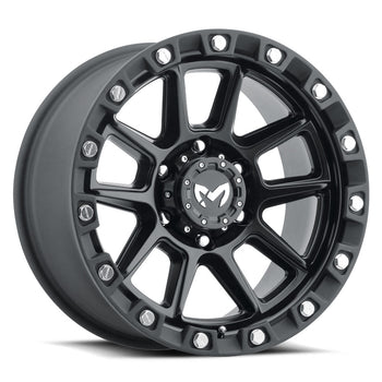 18x9 MKW Offroad Wheels M205 5x150 12et 110 Hub Satin Black