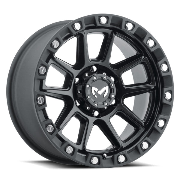 20x9 MKW Offroad Wheels M205 5x127 1et 78.1 Hub Satin Black