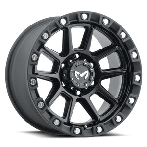 20x9 MKW Offroad Wheels M205 5x150 1et 110 Hub Satin Black