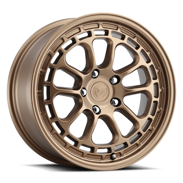 17x8 MKW Offroad Wheels M207 5x100 35et 57.1 Hub Full Matte Bronze paint