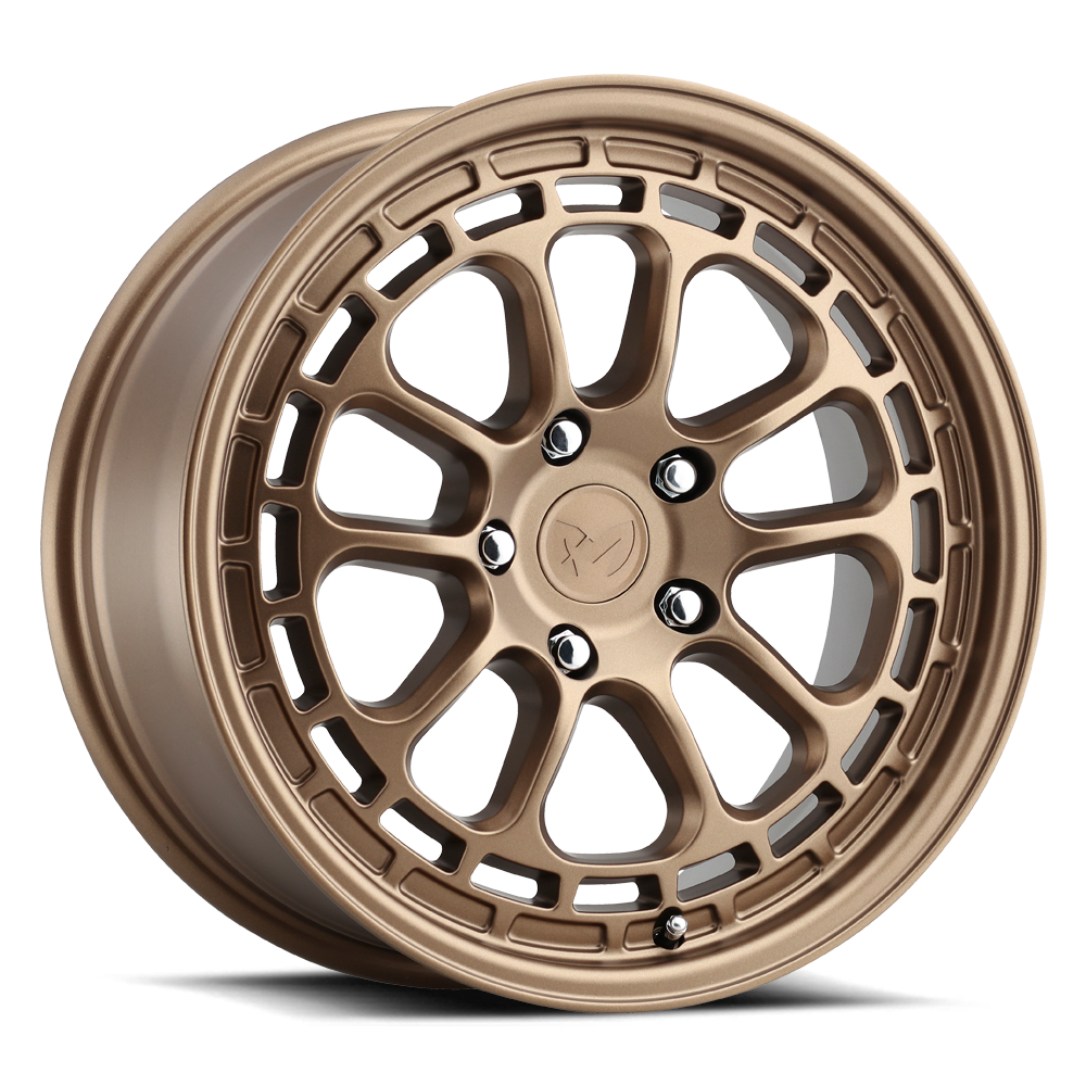 17x8 MKW Offroad Wheels M207 5x120 30et 74.1 Hub Full Matte Bronze paint