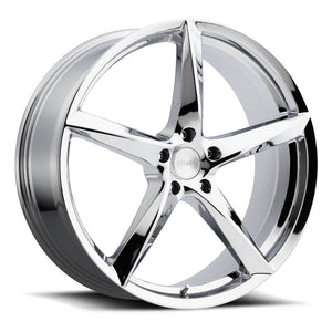 18x8 MKW Wheels M120 5x112 40et 73 Hub Chrome