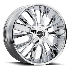 18x8 MKW Wheels M122 5x110/5x115 40et 73 Hub Chrome