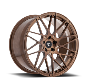 20x10.5 Fittipaldi Wheels FSF03BZ 5x120 +25 Offset 66.9 Hub Brushed