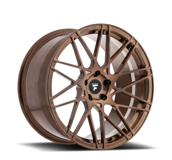 20x10.5 Fittipaldi Wheels FSF03BZ 5x120 +25 Offset 66.9 Hub Brushed