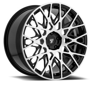 20x9 Fittipaldi Wheels FSF08MB 5x114.3 +35 Offset 70.5 Hub Black/Machined