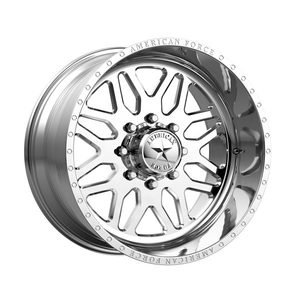 22x12 6x135 American Force Wheels AFW B02 Trax SS Polished -40  offset  87.1  hub