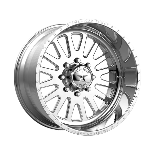 22x11 6x139.7 American Force Wheels AFW F20 Atom SS Polished 0  offset  78.1  hub