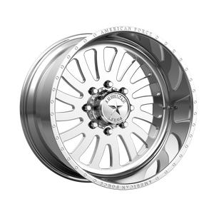 22x12 8x170 American Force Wheels AFW 74 Octane SS Polished -40  offset  125.2  hub