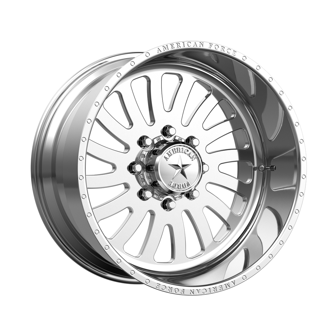 22x12 8x170 American Force Wheels AFW 74 Octane SS Polished -40  offset  125.2  hub