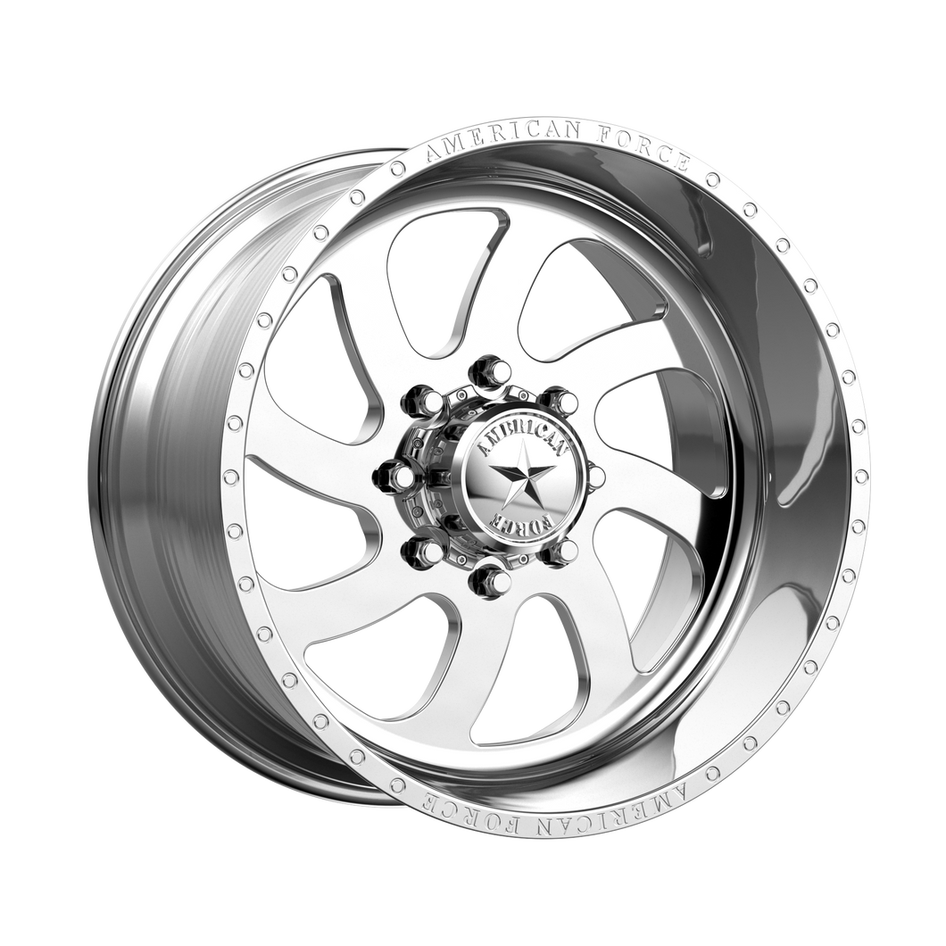 22x12 8x180 American Force Wheels AFW 76 Blade SS Polished -40  offset  124.1  hub