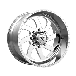 24x14 6x139.7 American Force Wheels AFW 76 Blade SS Polished -73  offset  78.1  hub