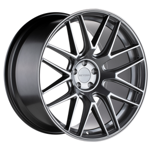 22x10 5x120 Beyern Wheels Autobahn Gloss Gunmetal 15 offset 74.1 hub