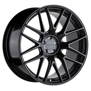 20x10 5x120 Beyern Wheels Autobahn Matte Black 15 offset 74.1 hub