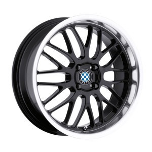 16x8 5x120 Beyern Wheels Mesh Gloss Black With Mirror Cut Lip 15 offset 74.1 hub