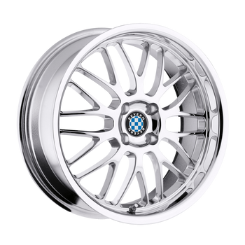 18x10 5x120 Beyern Wheels Mesh Chrome 40 offset 72.56 hub