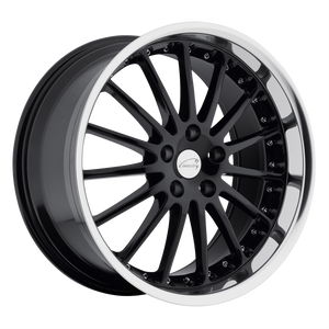 20x9 5x108 Coventry Wheels Whitley Gloss Black With Mirror Cut Lip 35 offset 63.4 hub