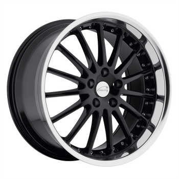 20x8.5 5x120.65 Coventry Wheels Whitley Gloss Black With Mirror Cut Lip 20 offset 73.8 hub