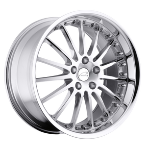 20x9 5x108 Coventry Wheels Whitley Chrome 42 offset 63.4 hub