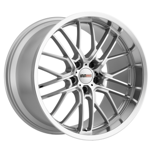 21x10.5 5x120.65 Cray Wheels Eagle Silver With Mirror Cut Face And Lip 69 offset 70.3 hub