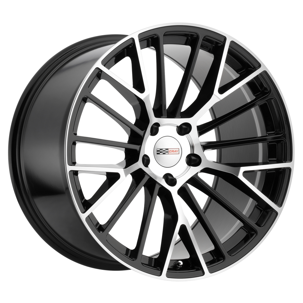 21x9 5x120.65 Cray Wheels Astoria Gloss Black 41 offset 70.3 hub