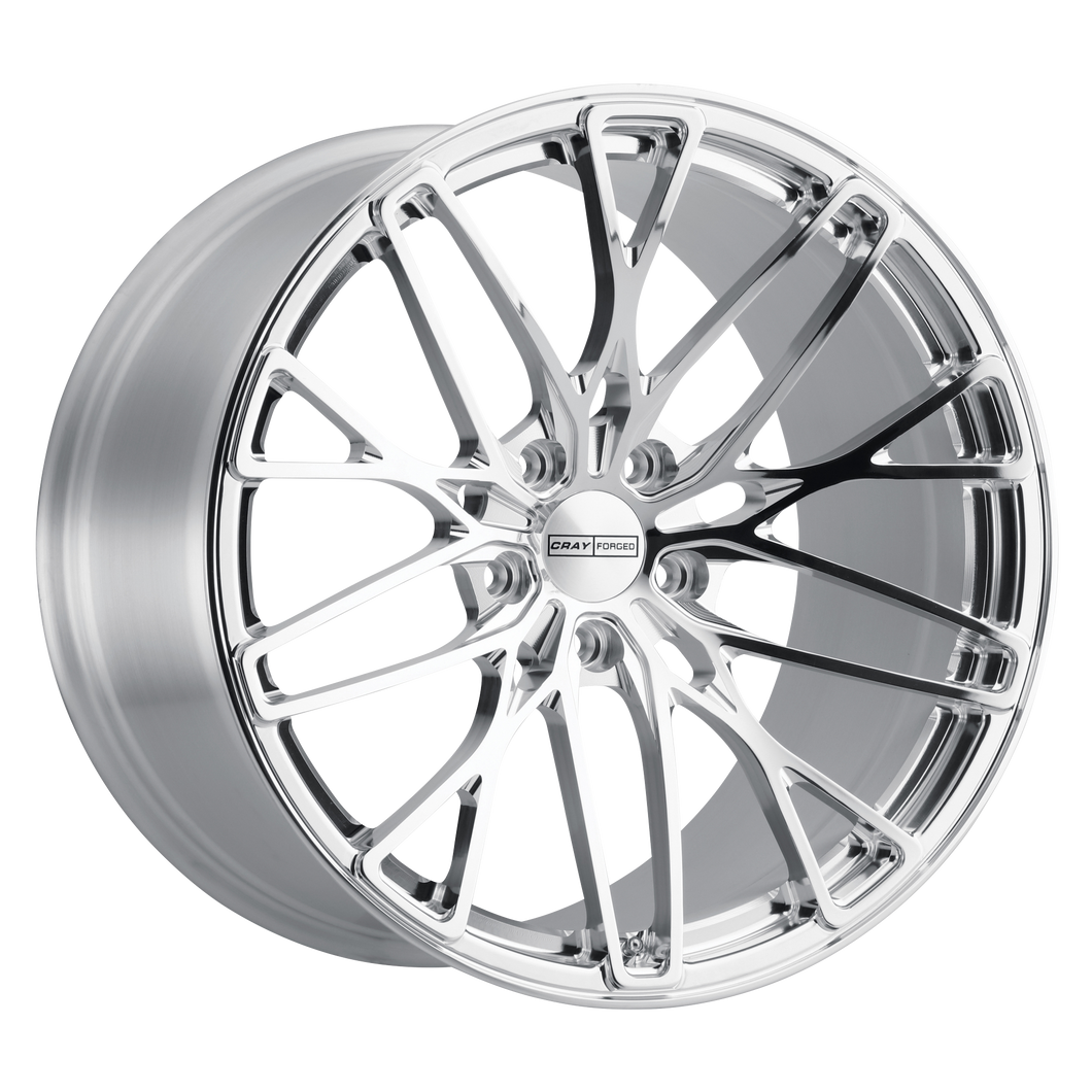 21x10.5 5x120.65 Cray Wheels Falcon Full Polish 56 offset 70.3 hub