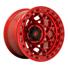 17x9 Fuel Offroad Wheels D121 Unit Beadlock 6x139.7 -15 Offset 106.1 Centerbore Candy Red