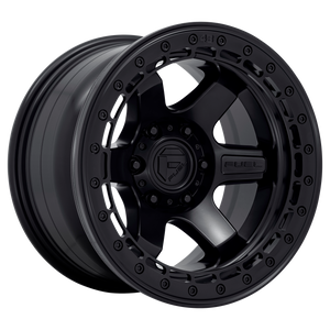 17x8.5 Fuel Offroad Wheels D122 Block Beadlock 5x150 20 Offset 110.2 Centerbore Matte Black