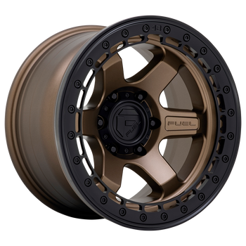 17x8.5 Fuel Offroad Wheels D124 Block Beadlock 6x135 0 Offset 87.1 Centerbore Bronze