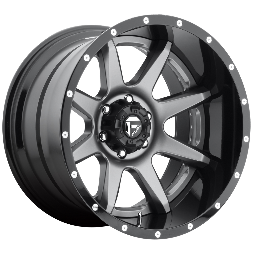 20x10 Fuel Offroad Wheels D238 Rampage 8x170 -19 Offset 125.1 Centerbore Gunmetal