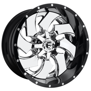 20x10 Fuel Offroad Wheels D240 Cleaver 8x180 -19 Offset 124.2 Centerbore Chrome