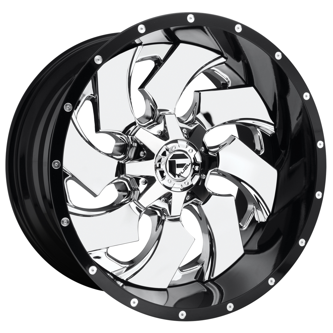 20x10 Fuel Offroad Wheels D240 Cleaver 8x180 -19 Offset 124.2 Centerbore Chrome