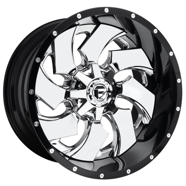 22x10 Fuel Offroad Wheels D240 Cleaver 5x114.3/5x127 -13 Offset 78.1 Centerbore Chrome